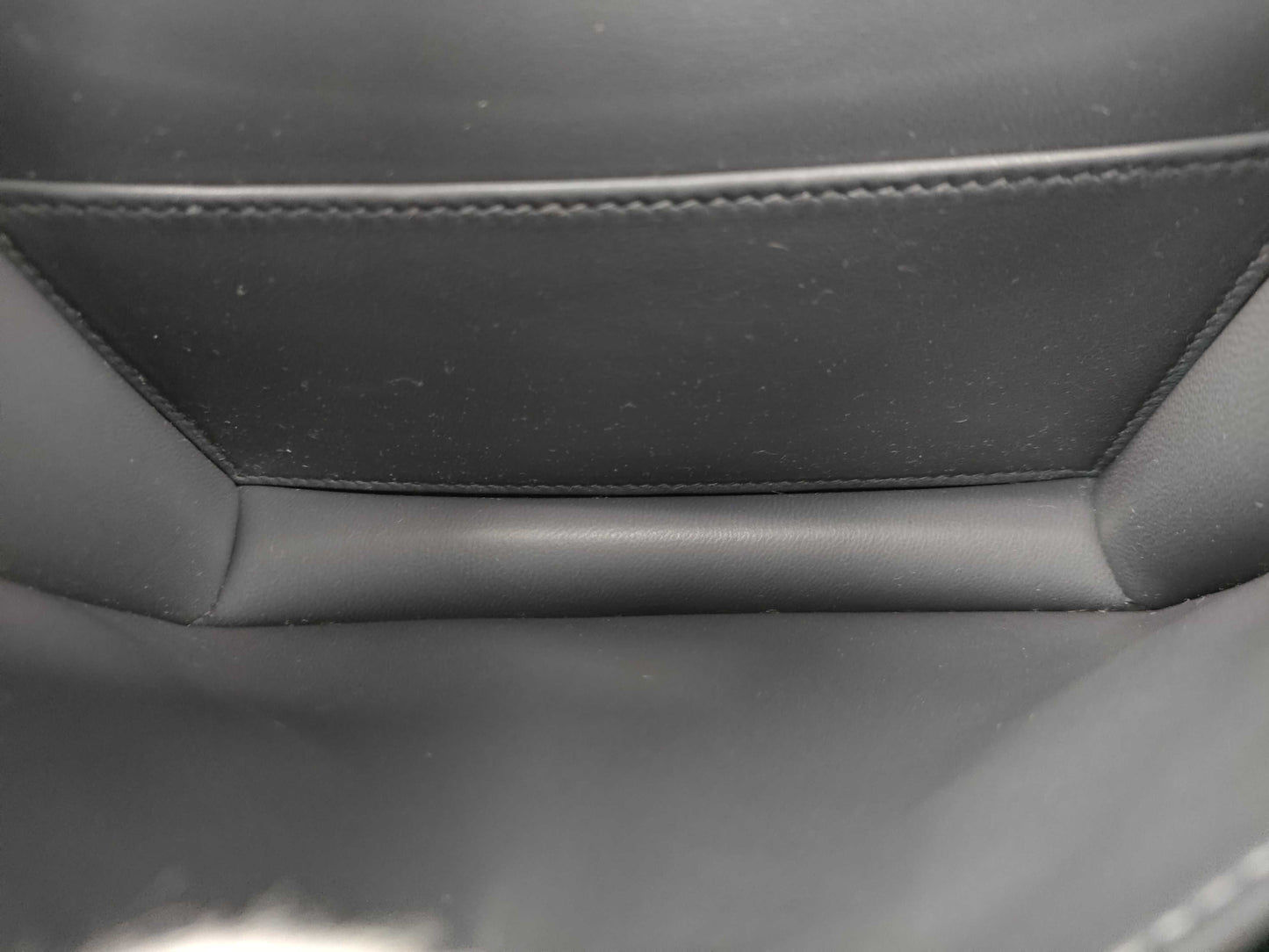 HERMES Constance Mini Epsom Ardoise Lacquer Shoulder Bag with Black Hardware and K Stamp