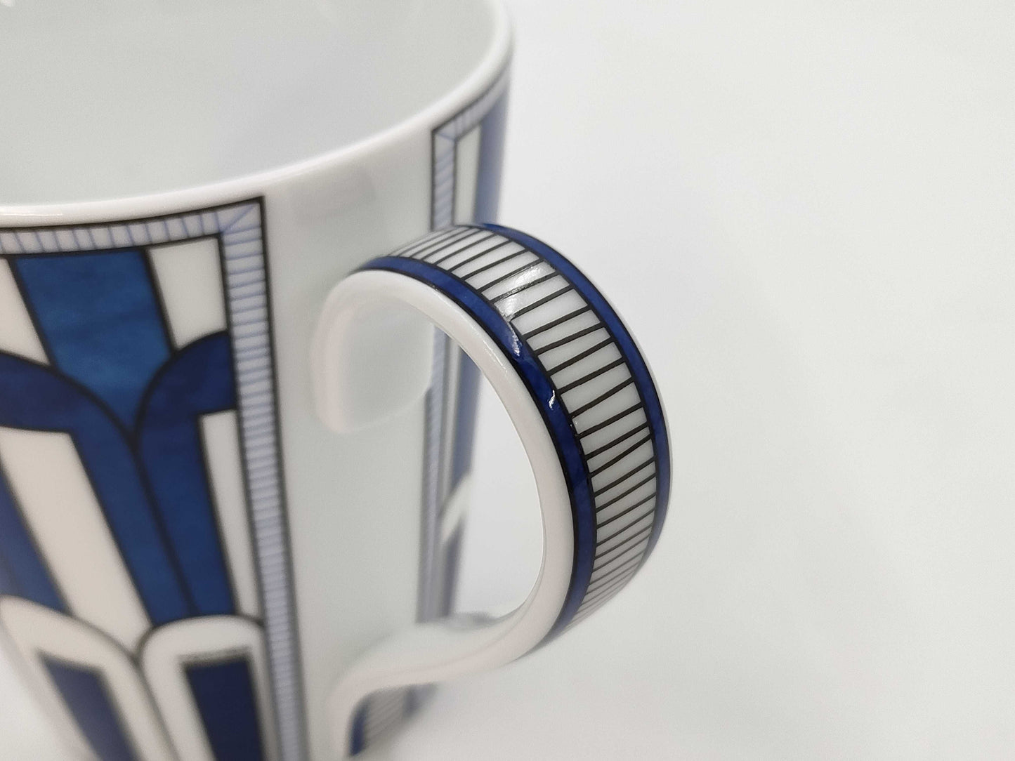 HERMES Hermès Blue Dial Mug Cup