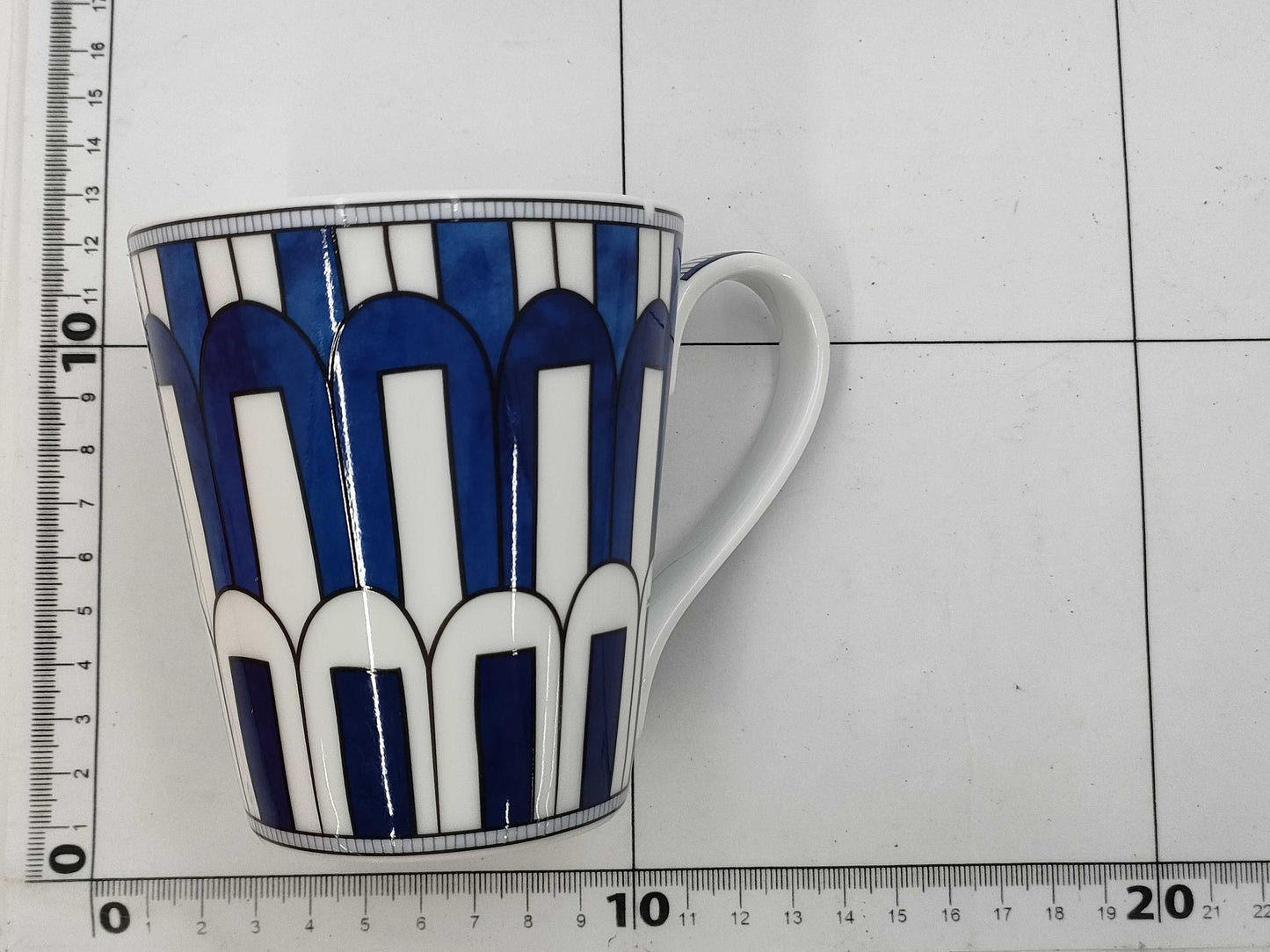 HERMES Hermès Blue Dial Mug Cup
