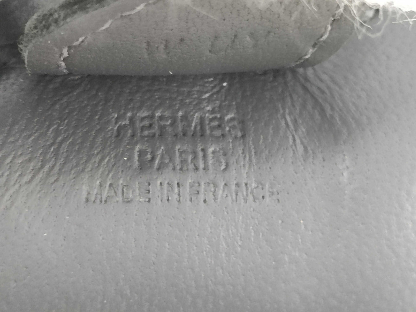 HERMES Rodeo PM Charm, Ardoise, W Stamp Charm
