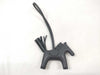 HERMES Rodeo PM Charm, Ardoise, W Stamp Charm