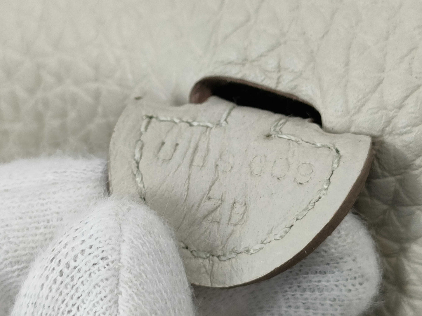 HERMES Mini Evelyn Amazone 16 TPM Beton Shoulder Bag with Silver Hardware and U Stamp