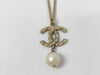 CHANEL Coco Mark Pearl Necklace B14C Necklace