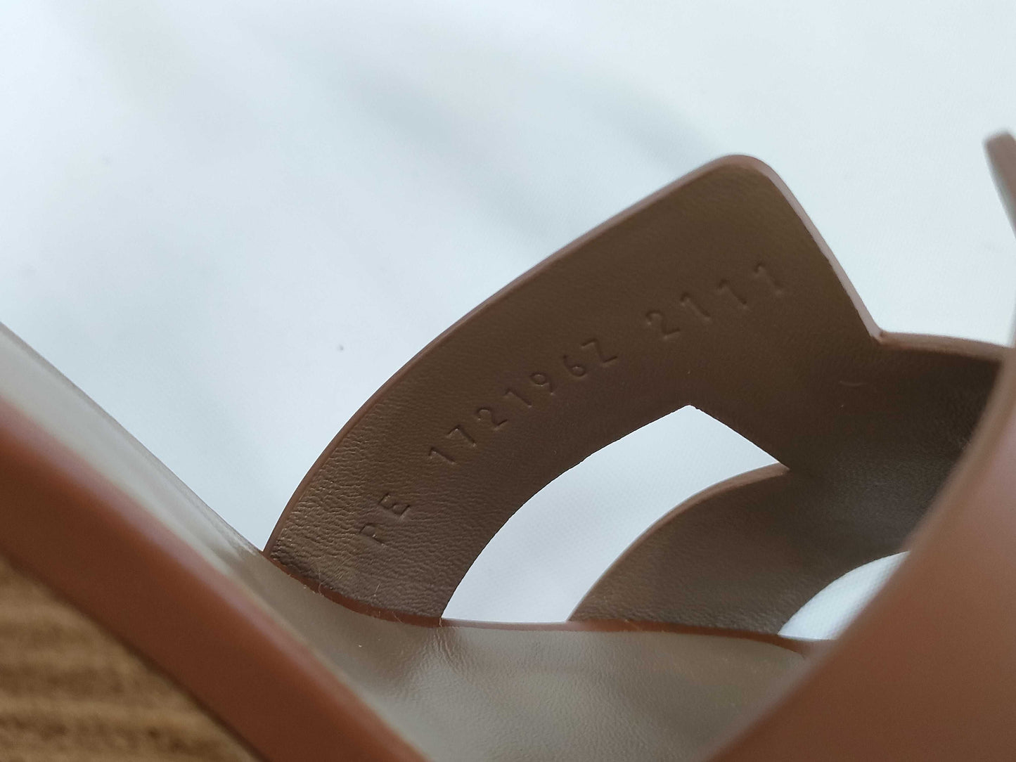 HERMES Legend Sandals, Gold, Size 21-22
