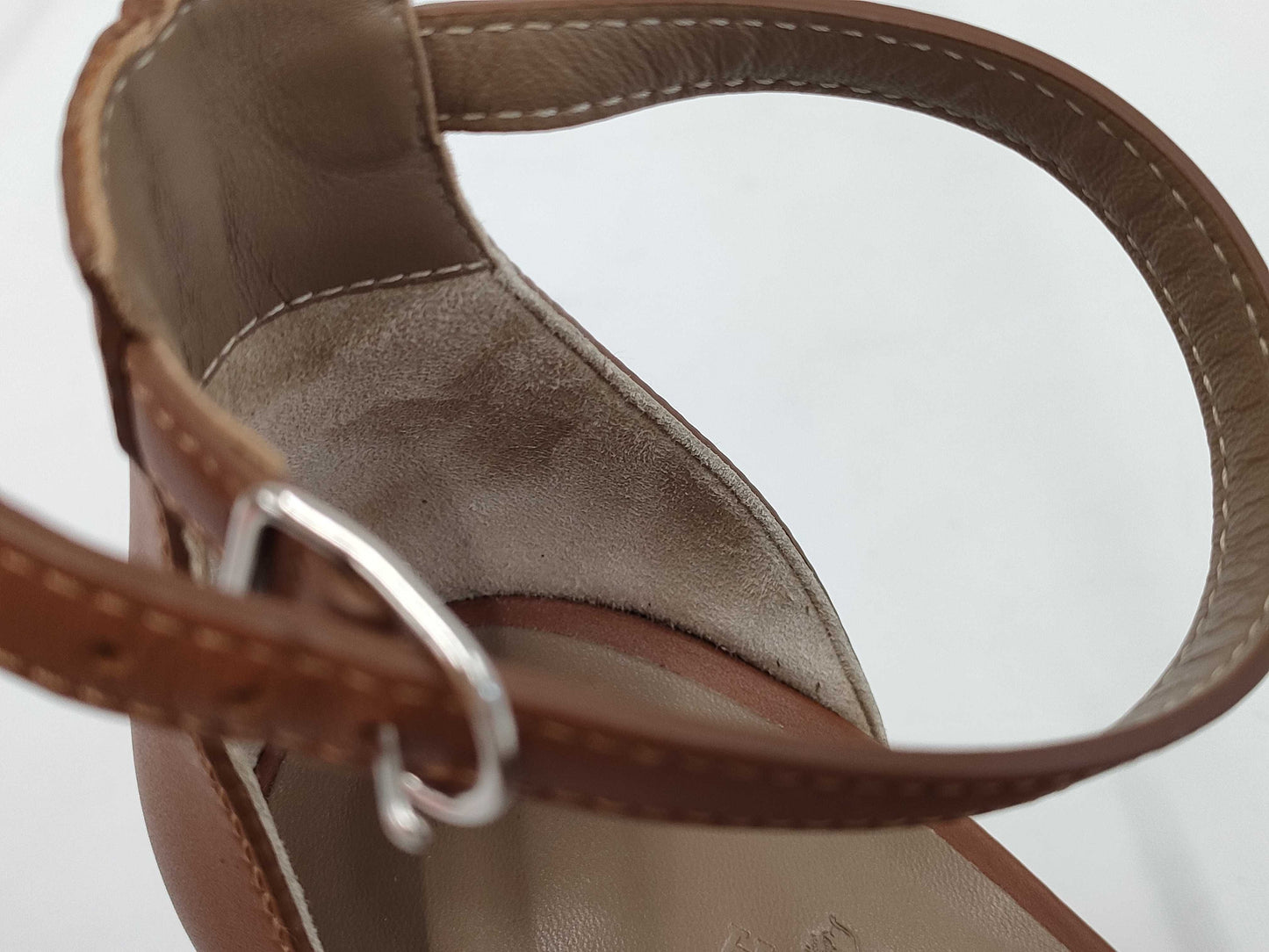 HERMES Legend Sandals, Gold, Size 21-22