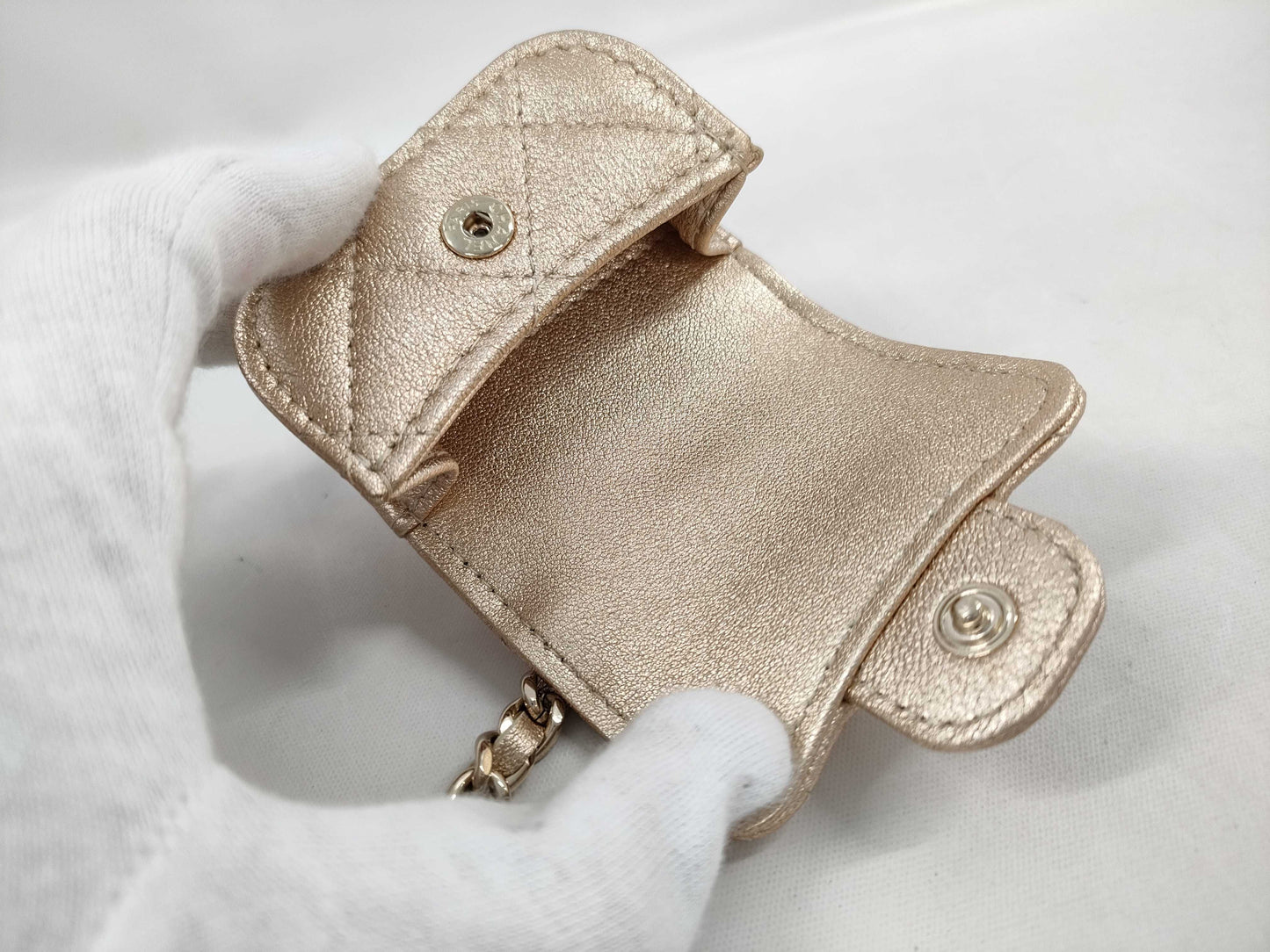 CHANEL CHANEL Coin Case AirPods Case Gold Not for Sale Other Accessories