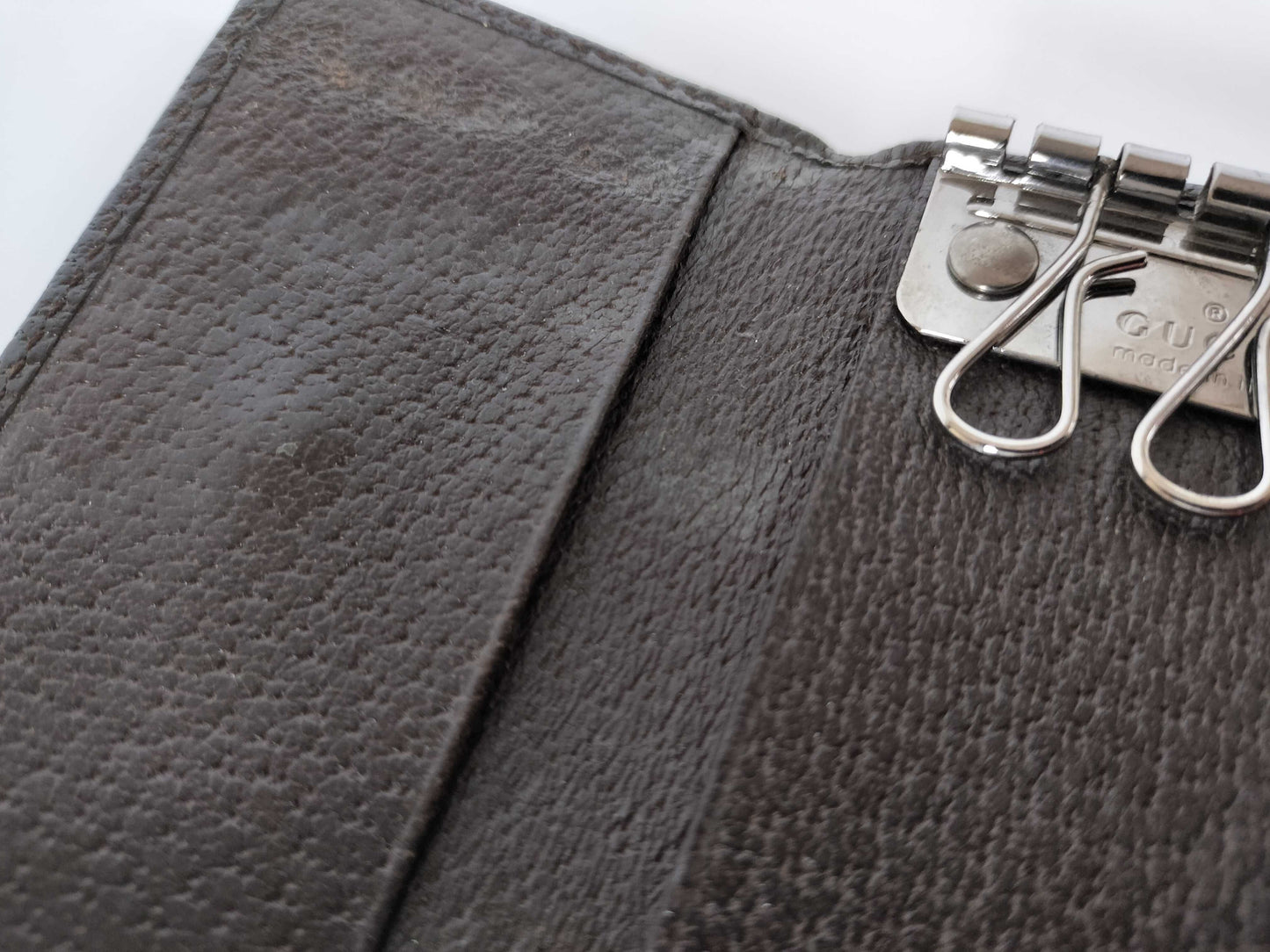 GUCCI GG Canvas GUCCI Key Case Canvas Key Case/Key Holder