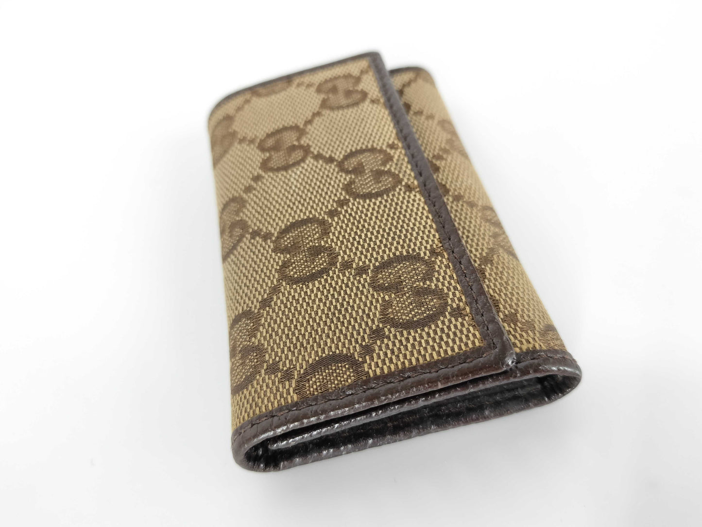 GUCCI GG Canvas GUCCI Key Case Canvas Key Case/Key Holder