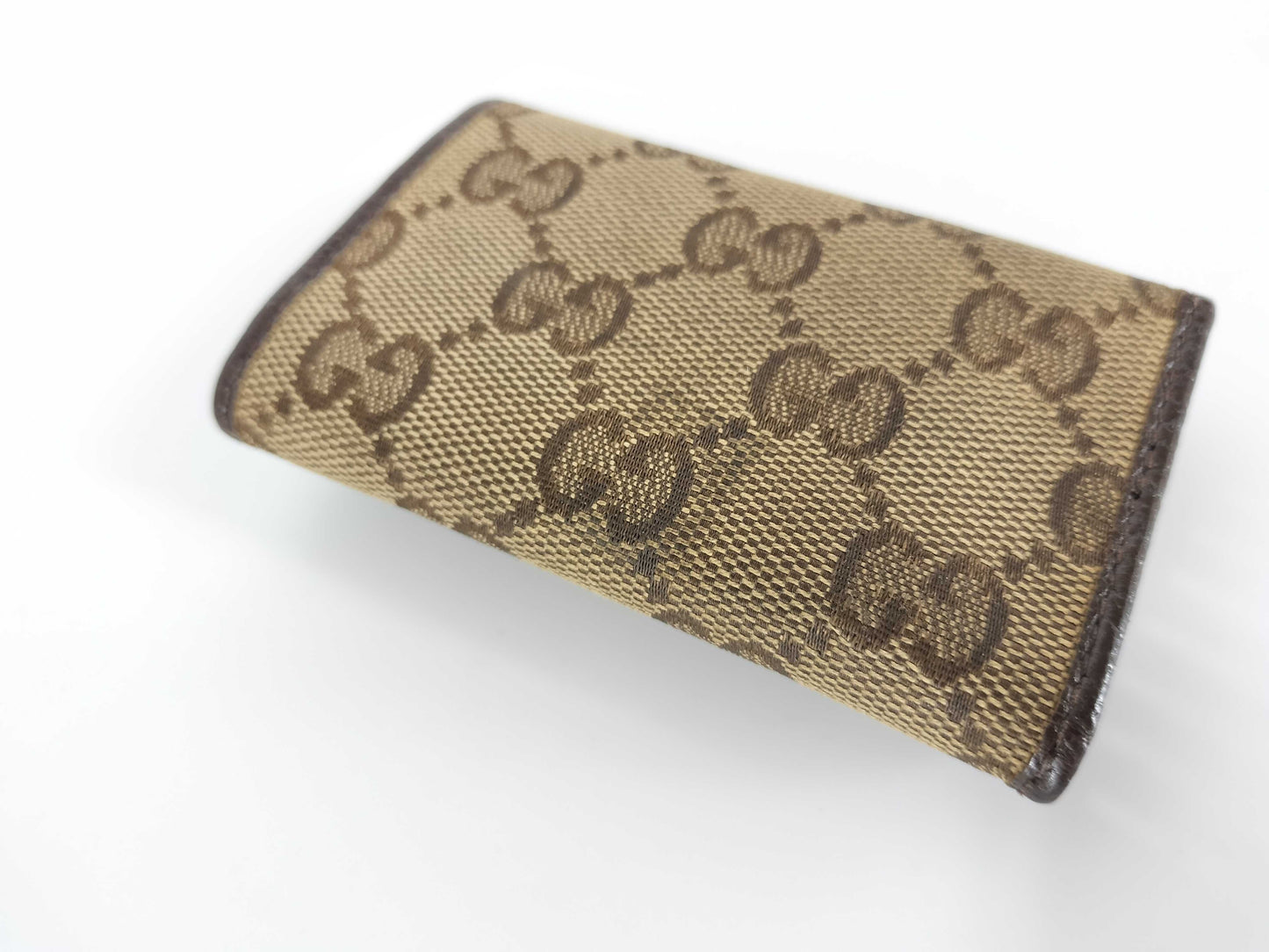GUCCI GG Canvas GUCCI Key Case Canvas Key Case/Key Holder