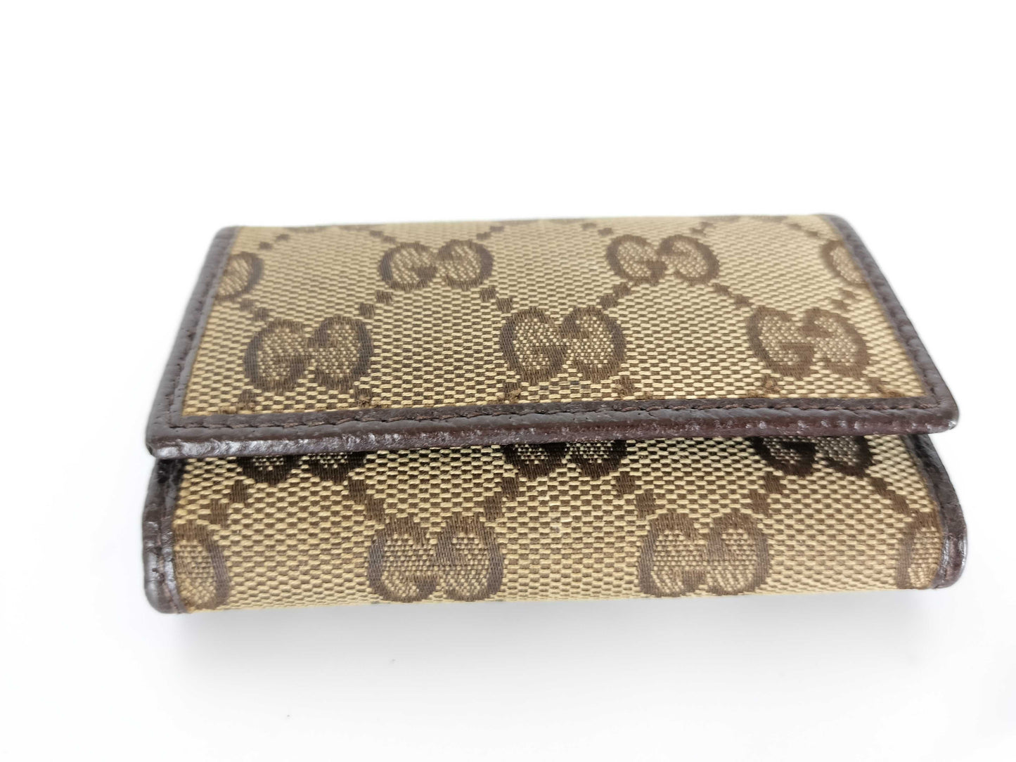 GUCCI GG Canvas GUCCI Key Case Canvas Key Case/Key Holder