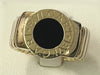 BVLGARI BB Tubogas Onyx YG AU750 19.4g Ring