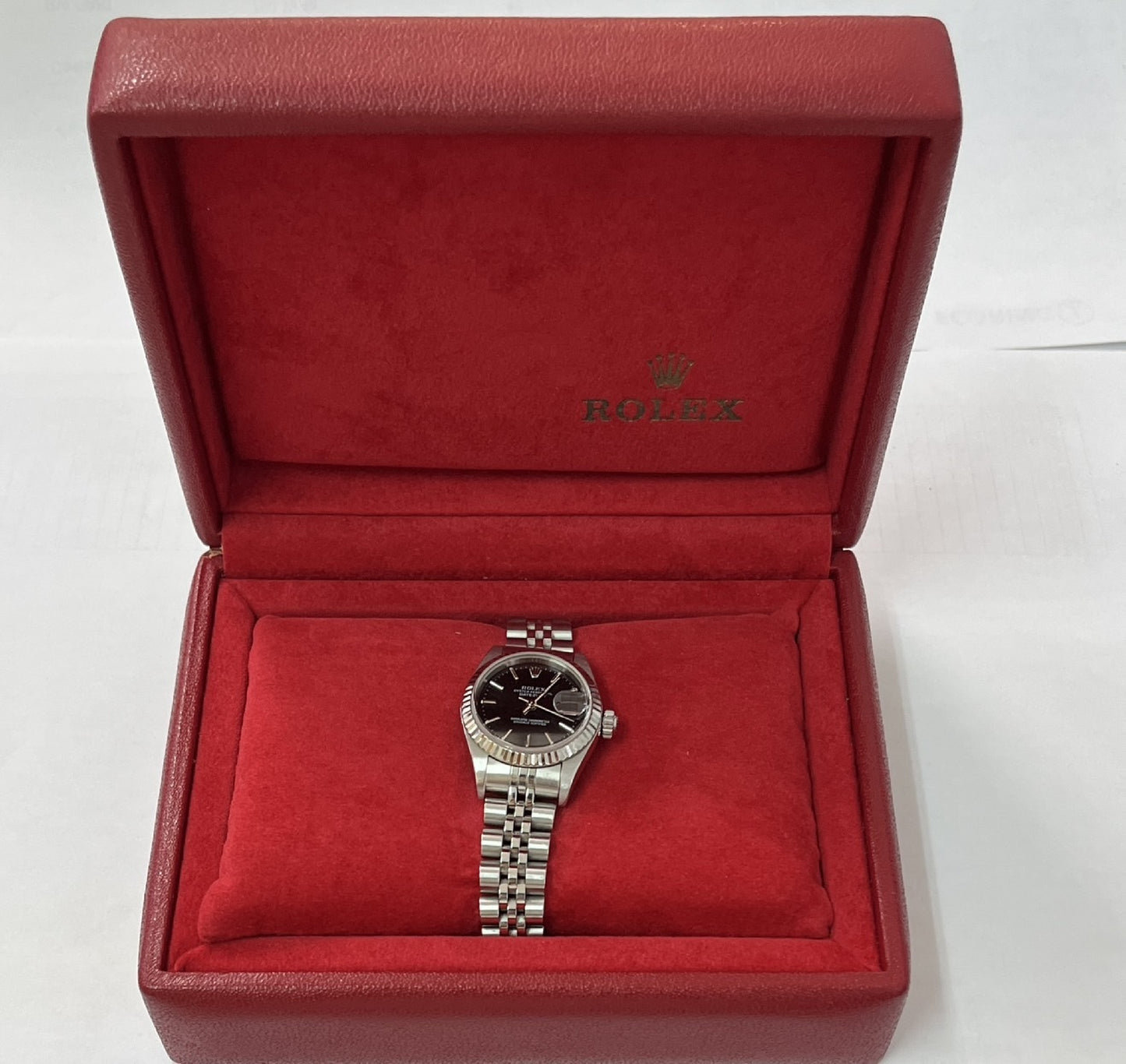 ROLEX 79174 P254673 Black Dial Women's Watch