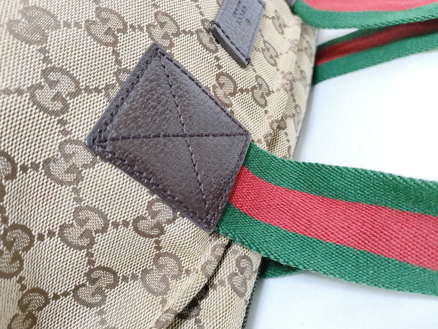 GUCCI GG Canvas GUCCI Gucci Sherry Line GG Canvas Tote Bag Handbag