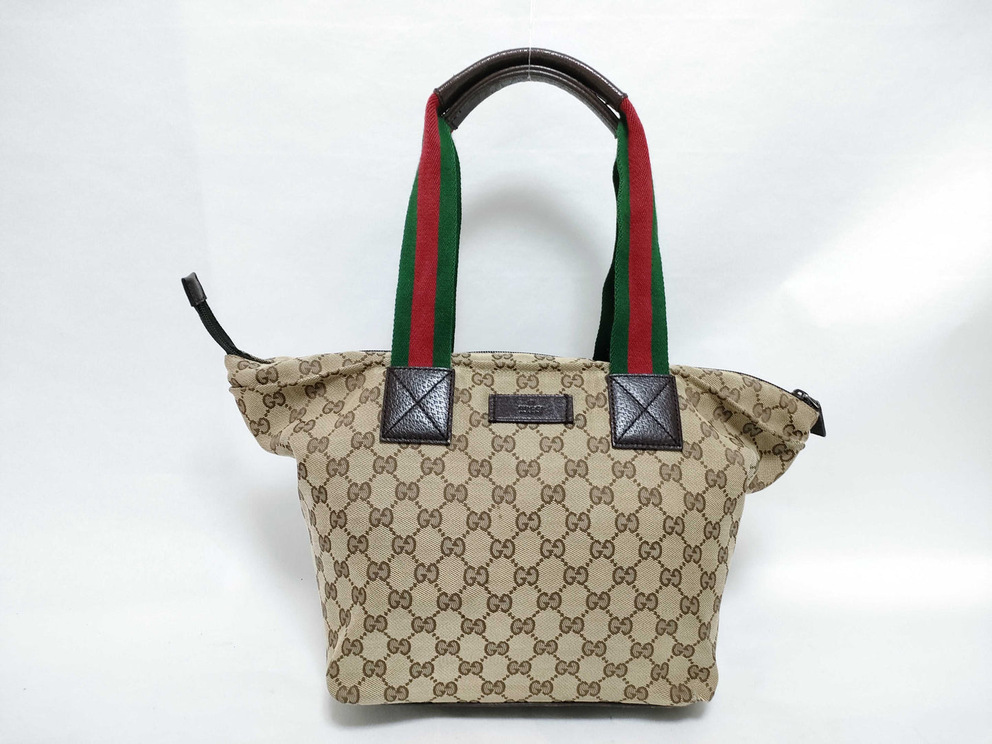 GUCCI GG Canvas GUCCI Gucci Sherry Line GG Canvas Tote Bag Handbag