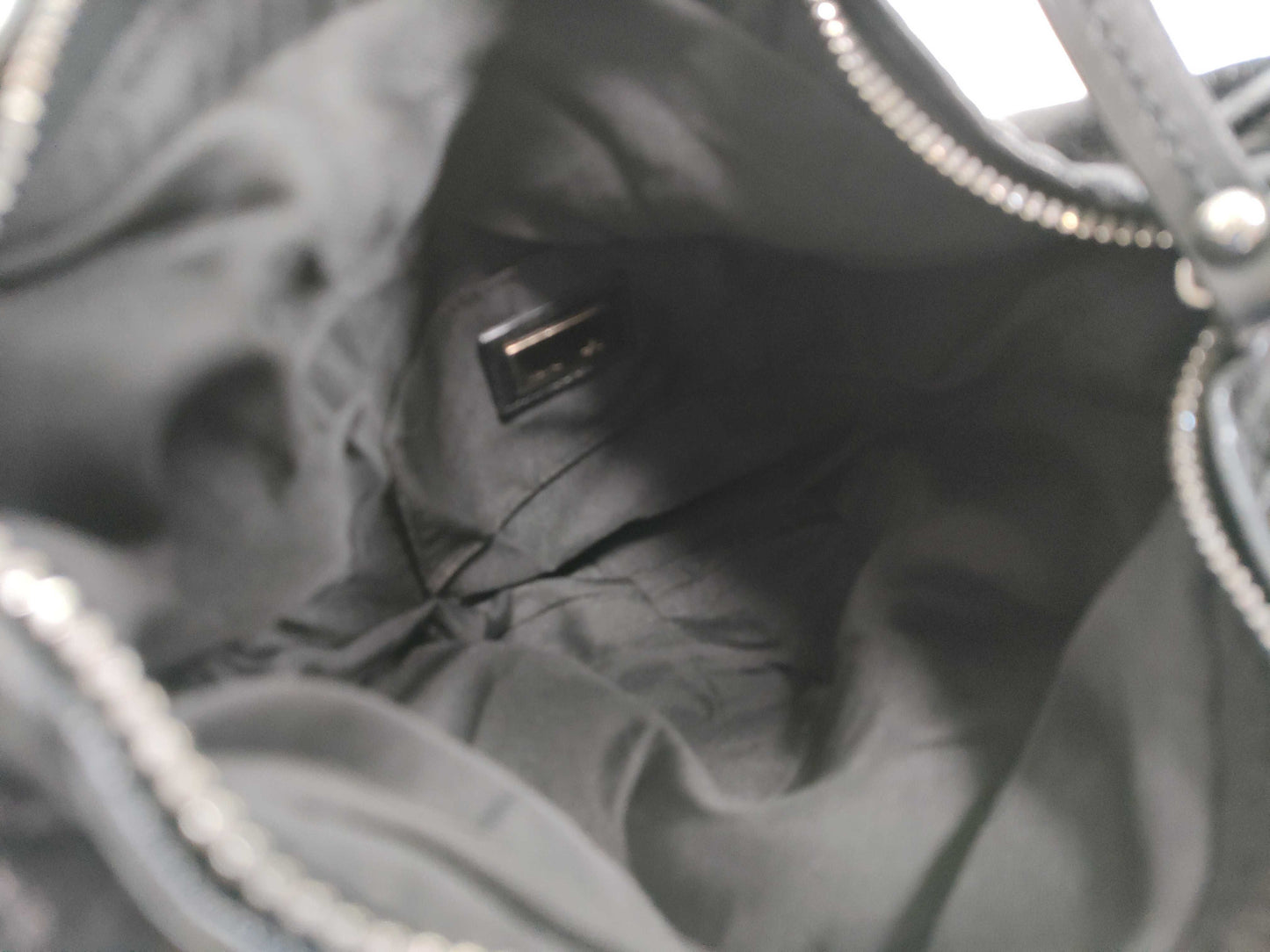 FENDI Fendi Leather Black Shoulder Bag Shoulder Bag