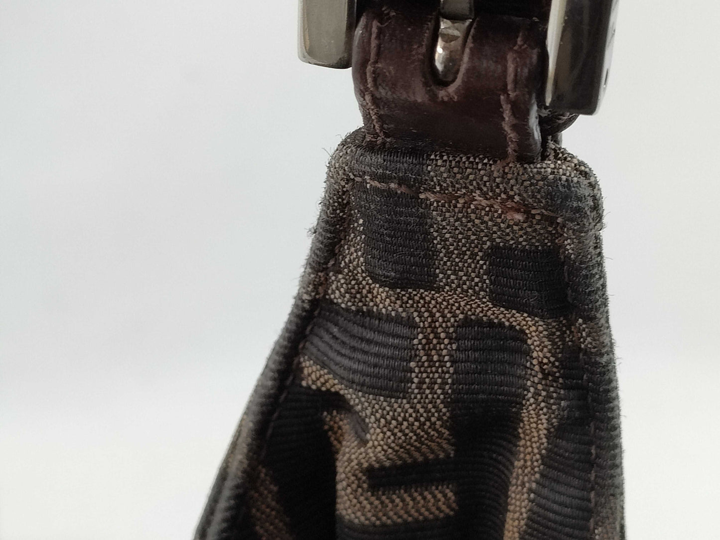 FENDI Zucca Mamma Bucket Shoulder Bag