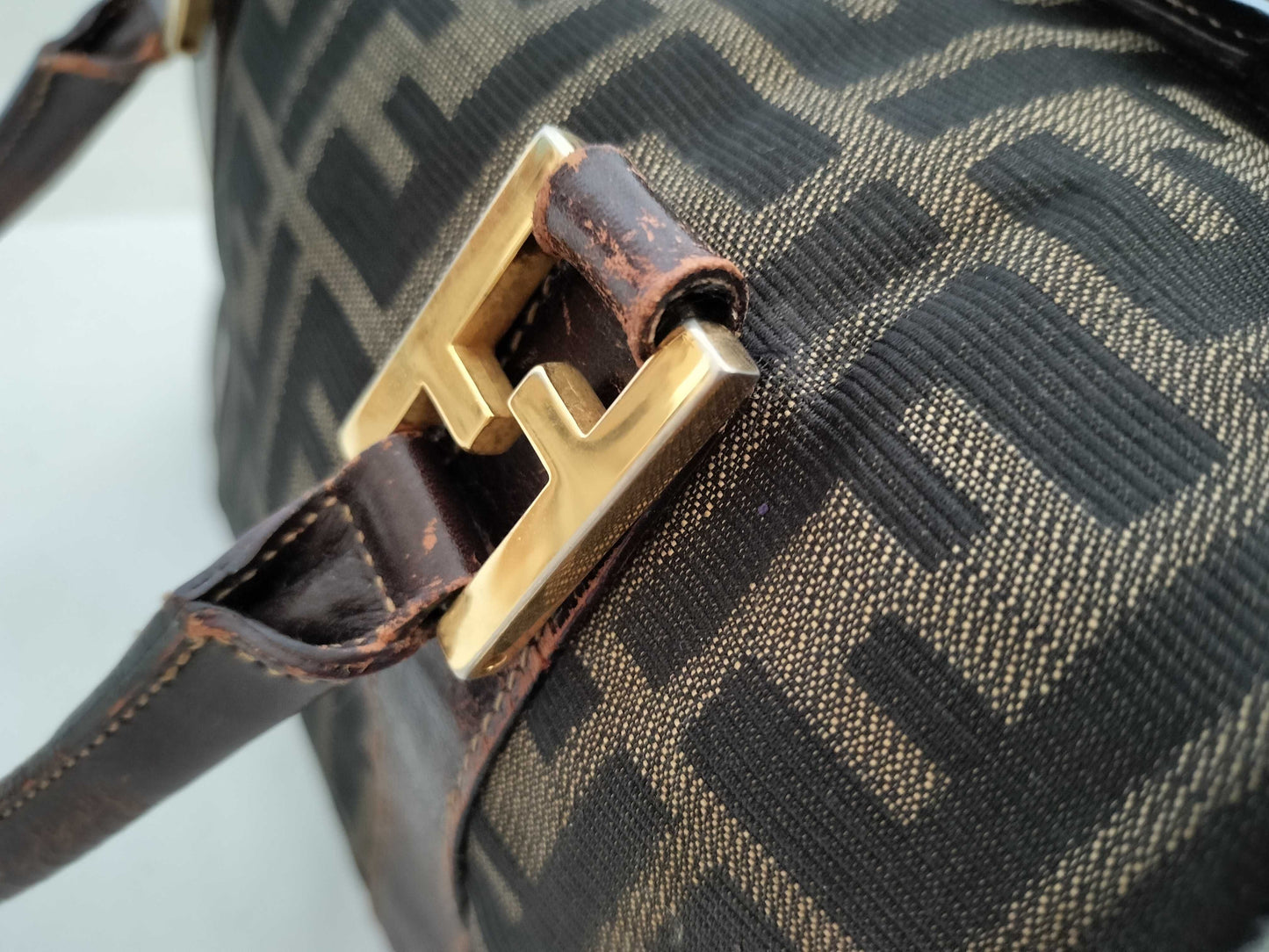 FENDI Zucca pattern Fendi Zucca vanity handbag handbag