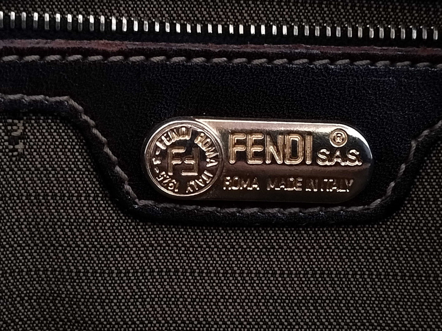 FENDI Zucca pattern Fendi Zucca vanity handbag handbag