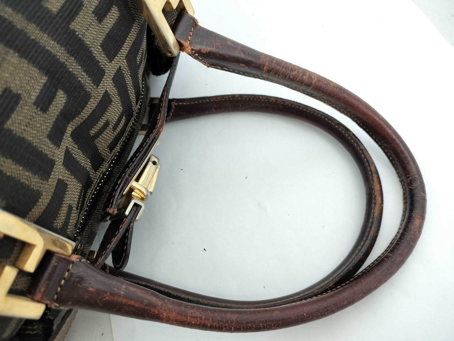 FENDI Zucca pattern Fendi Zucca vanity handbag handbag