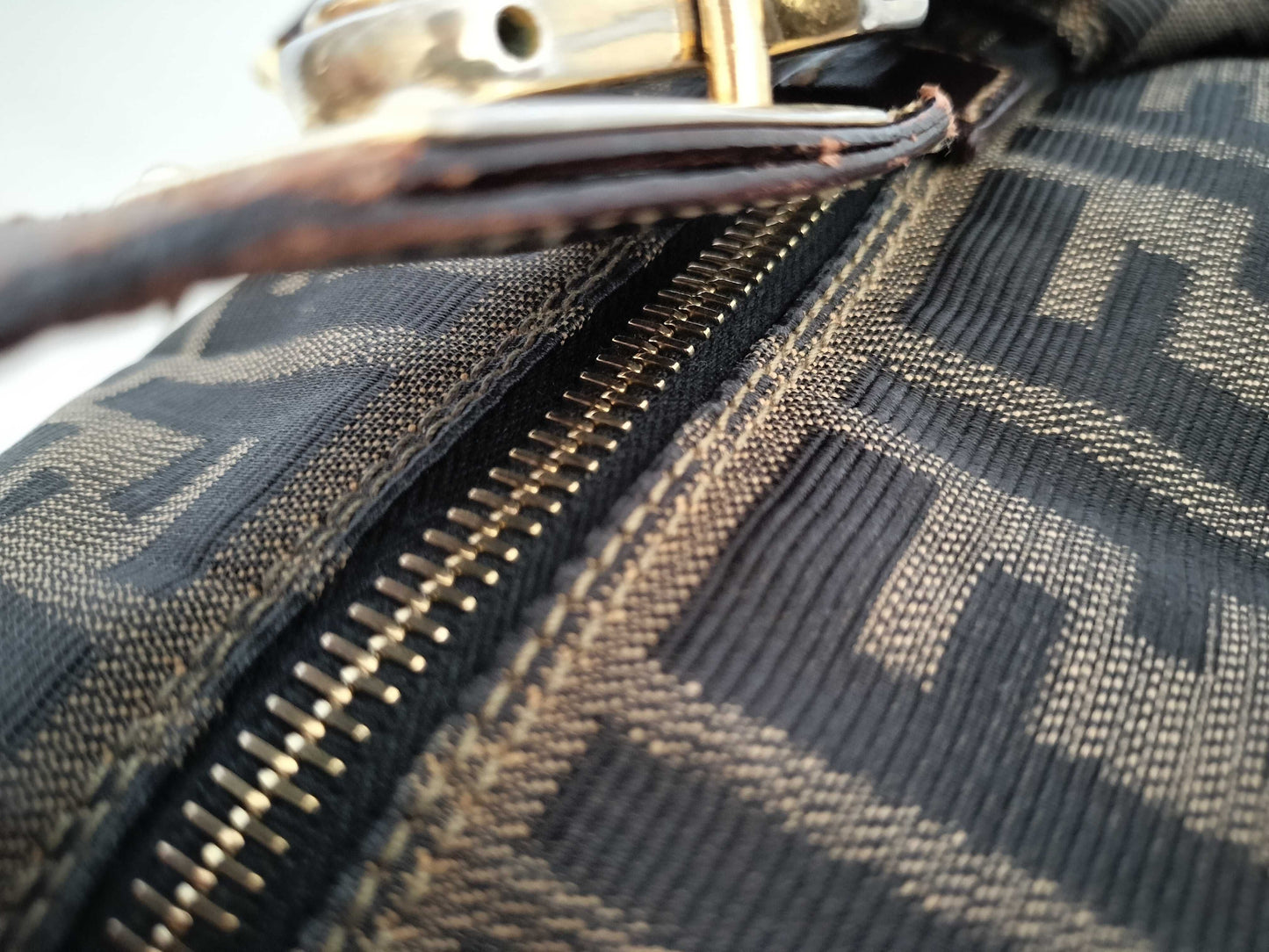 FENDI Zucca pattern Fendi Zucca vanity handbag handbag