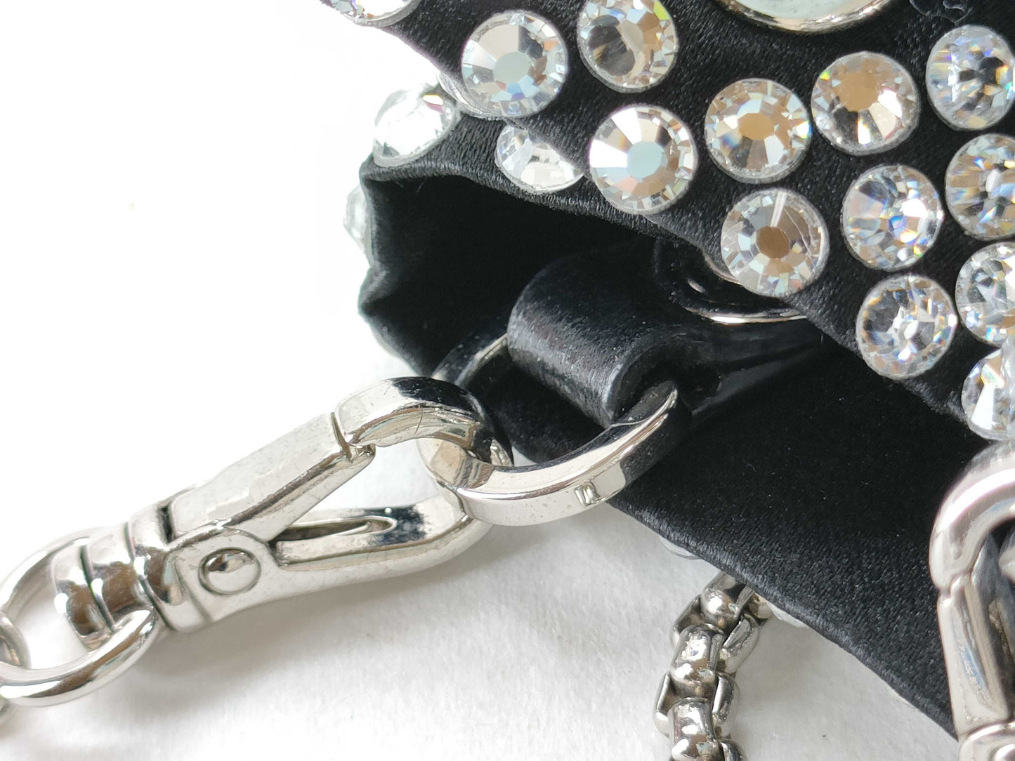 PRADA PRADA Crystal Satin Pouch Pouch