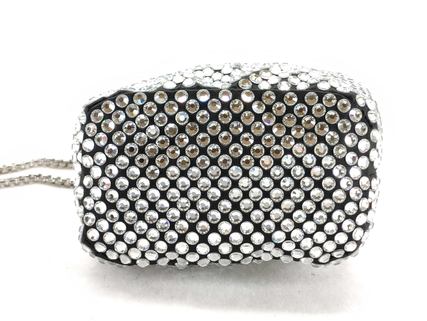 PRADA PRADA Crystal Satin Pouch Pouch