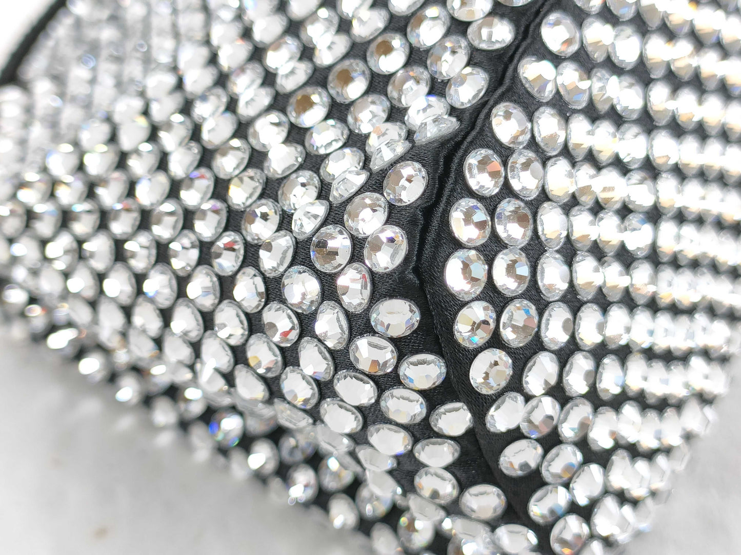 PRADA PRADA Crystal Satin Pouch Pouch