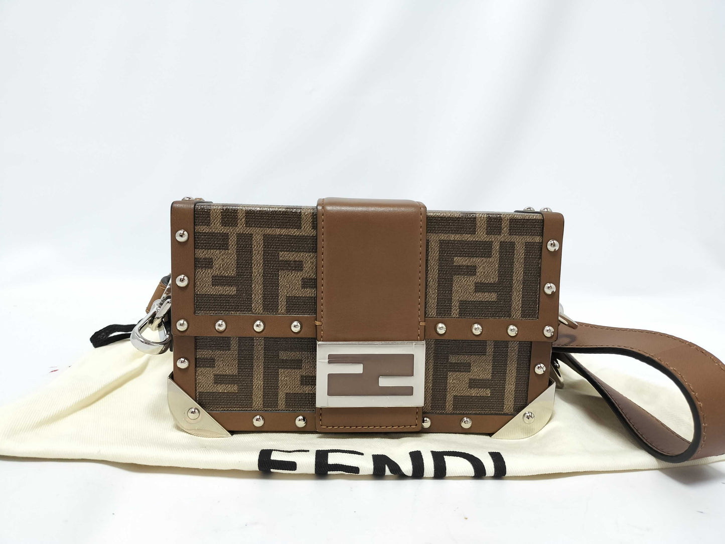 FENDI Zucca pattern FENDI Zucca trunk shoulder bag