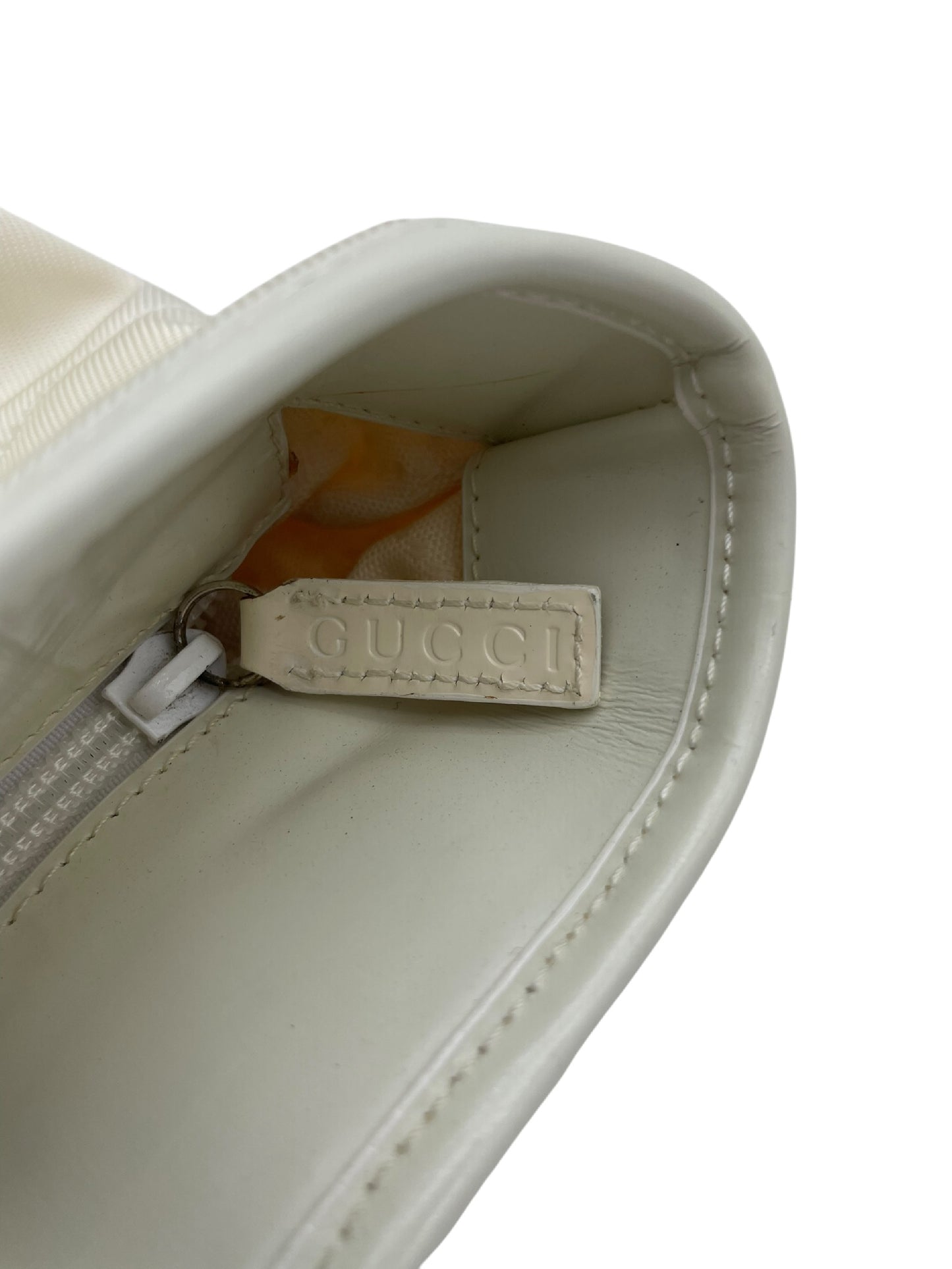 GUCCI GUCCI Gucci handbag nylon white handbag