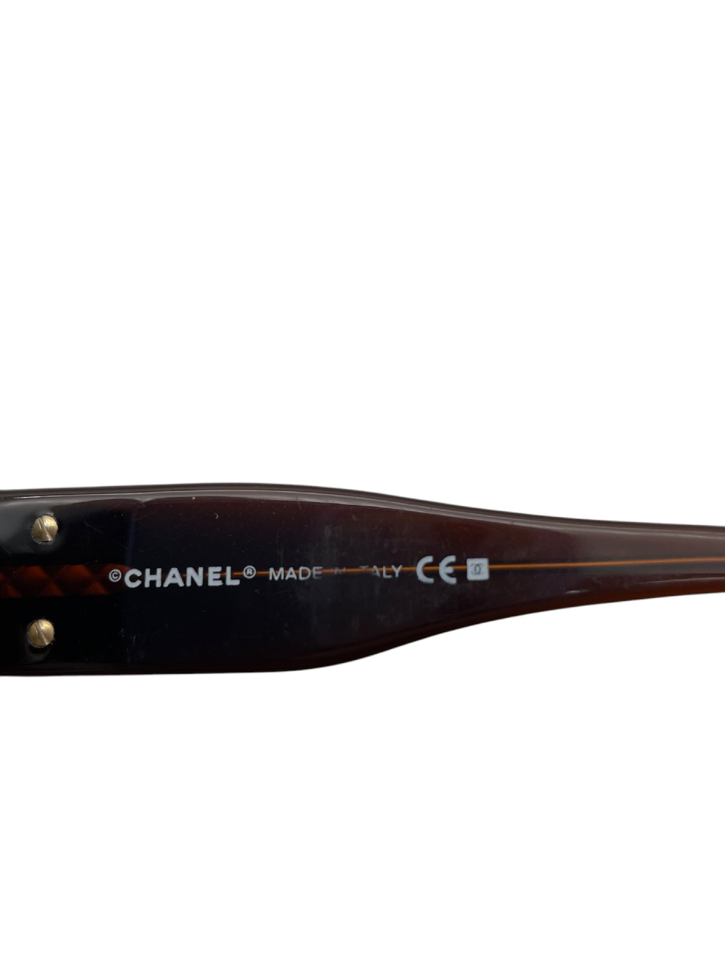 CHANEL CHANEL Chanel Sunglasses Coco Mark Brown with Case Sunglasses/Eyeglasses