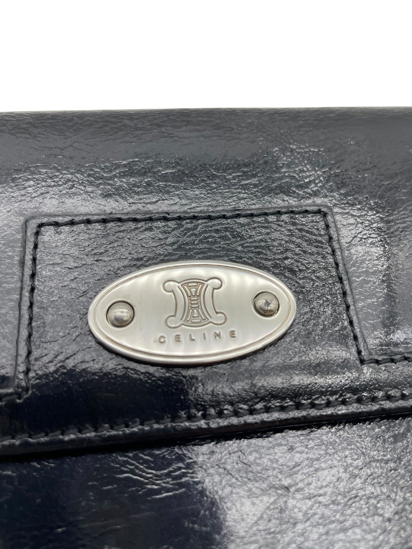 CELINE Macadam Long Wallet, Black