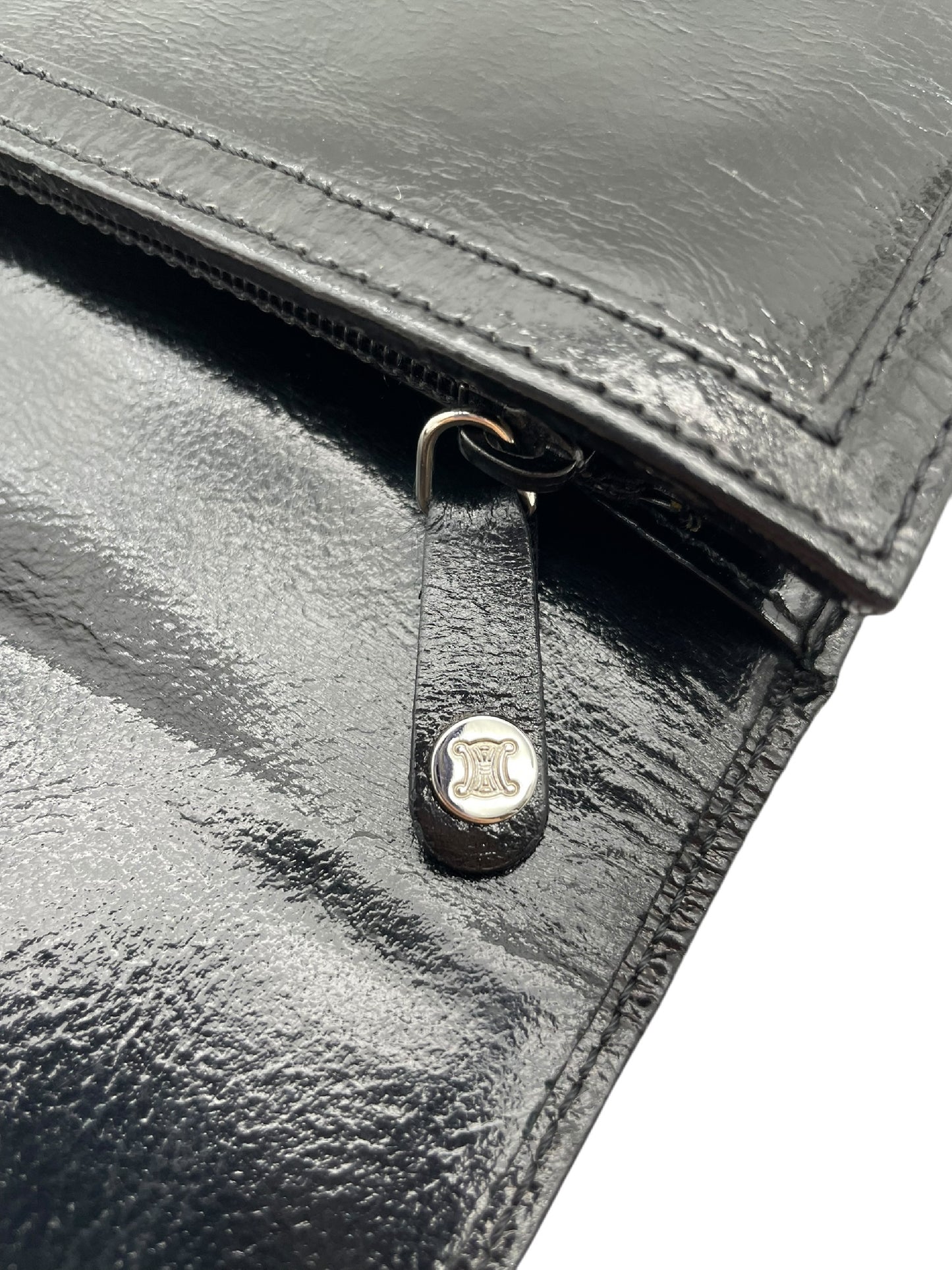 CELINE Macadam Long Wallet, Black