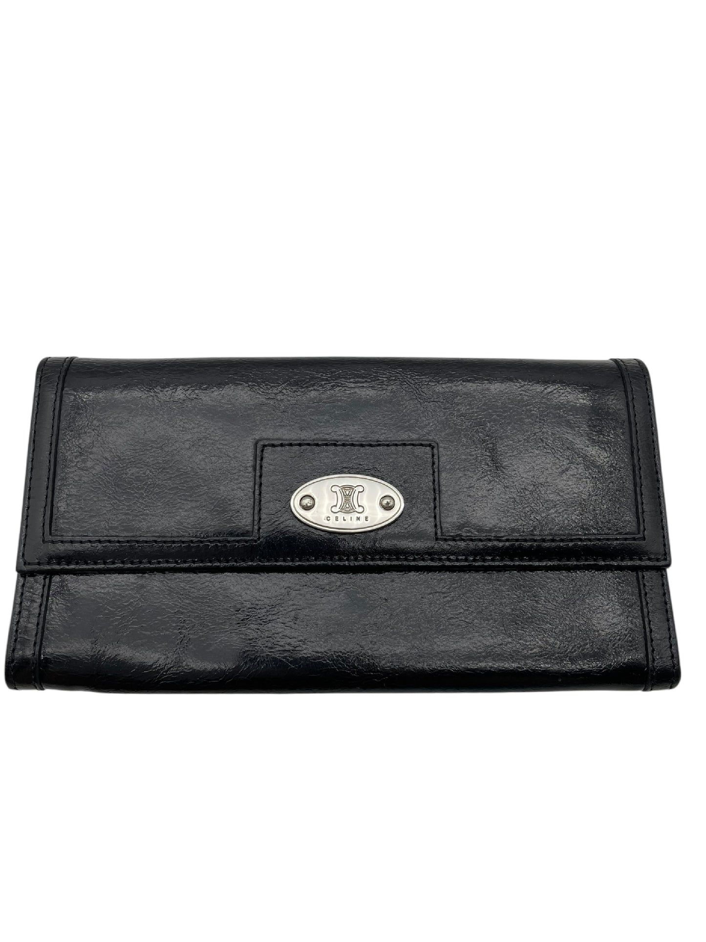 CELINE Macadam Long Wallet, Black