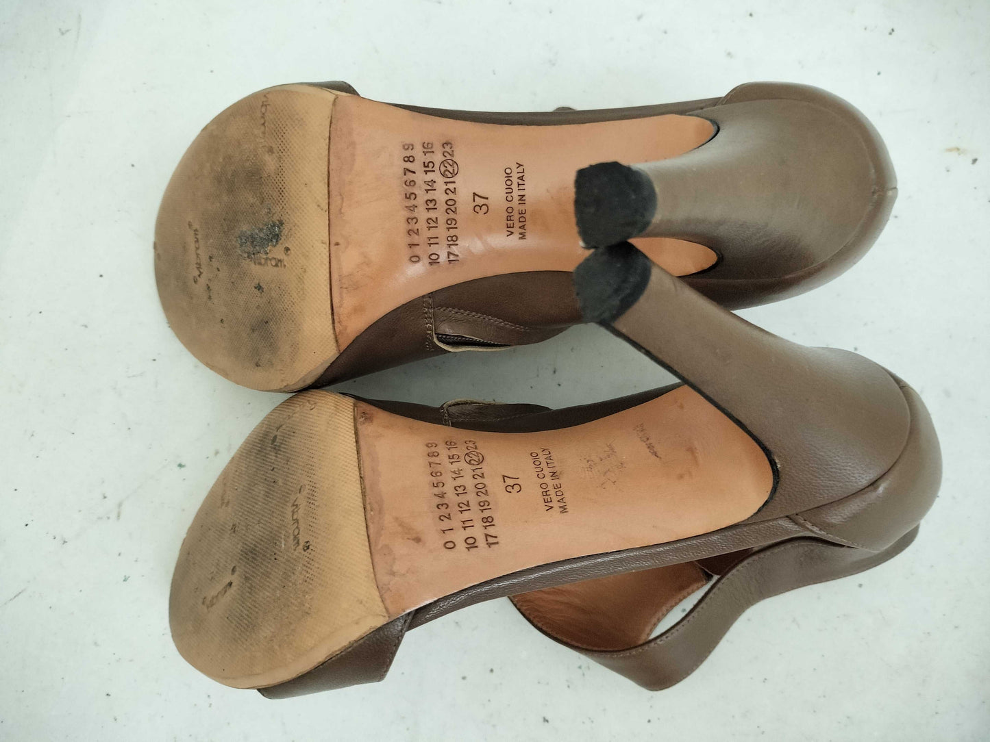Martin Margiela 22 Margiela Heel Ankle Sandal Pumps Booties Size 37 Pumps