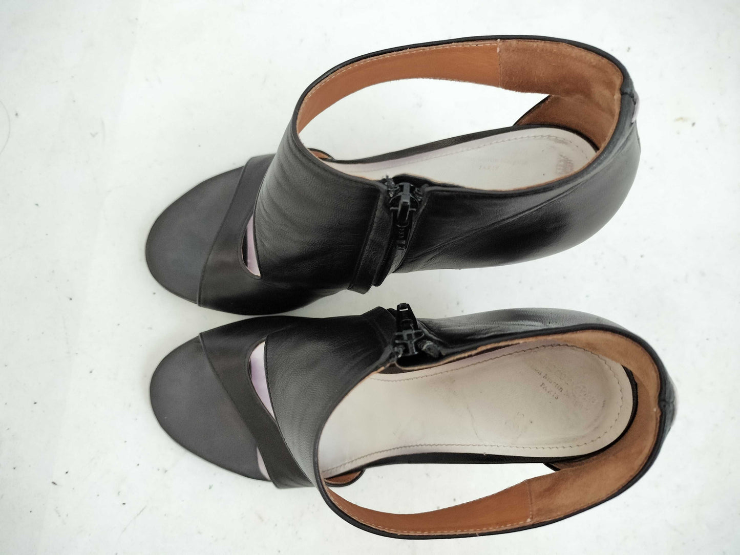 Martin Margiela 22 Margiela Heeled Ankle Sandal Pumps Booties Size 37 Pumps