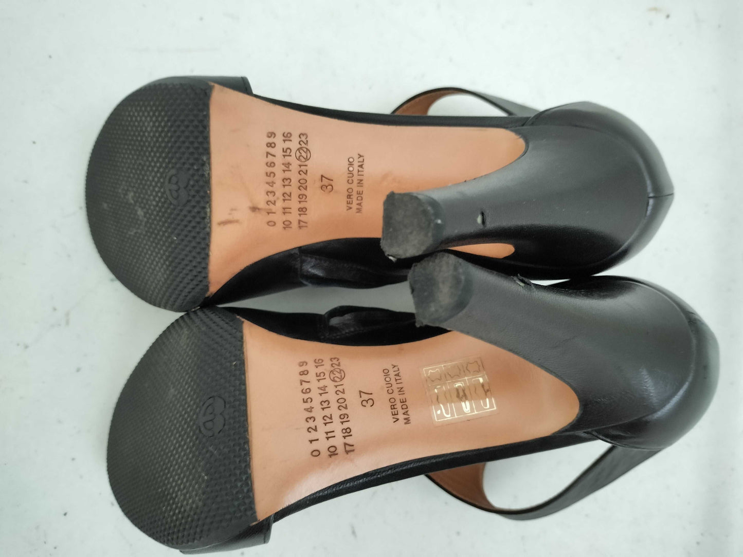 Martin Margiela 22 Margiela Heeled Ankle Sandal Pumps Booties Size 37 Pumps
