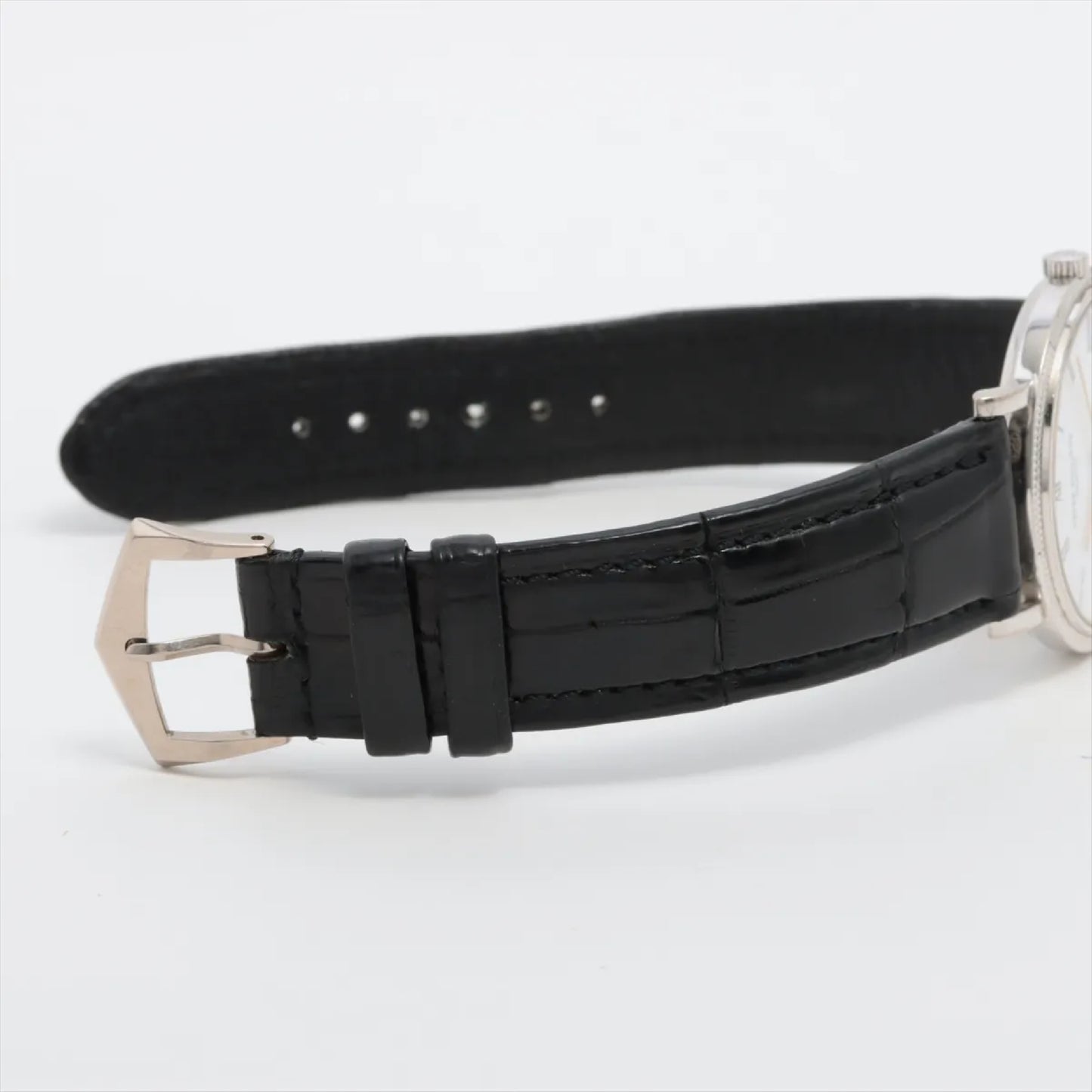 PATEK PHILIPPE Calatrava 5120G-001 1204377 White Dial Automatic 18K White Gold Men's Watch