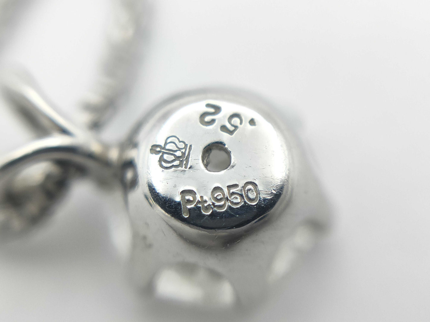 ROYAL ASSCHER D0.52ct PT950 3.6g Necklace