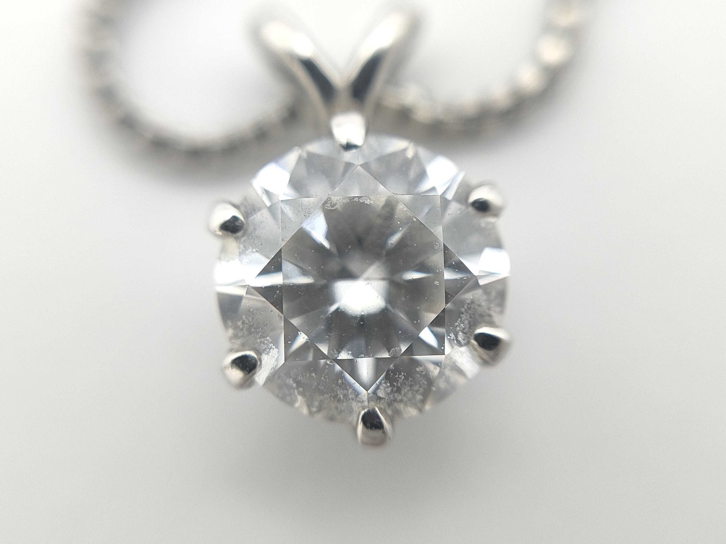 ROYAL ASSCHER D0.52ct PT950 3.6g Necklace