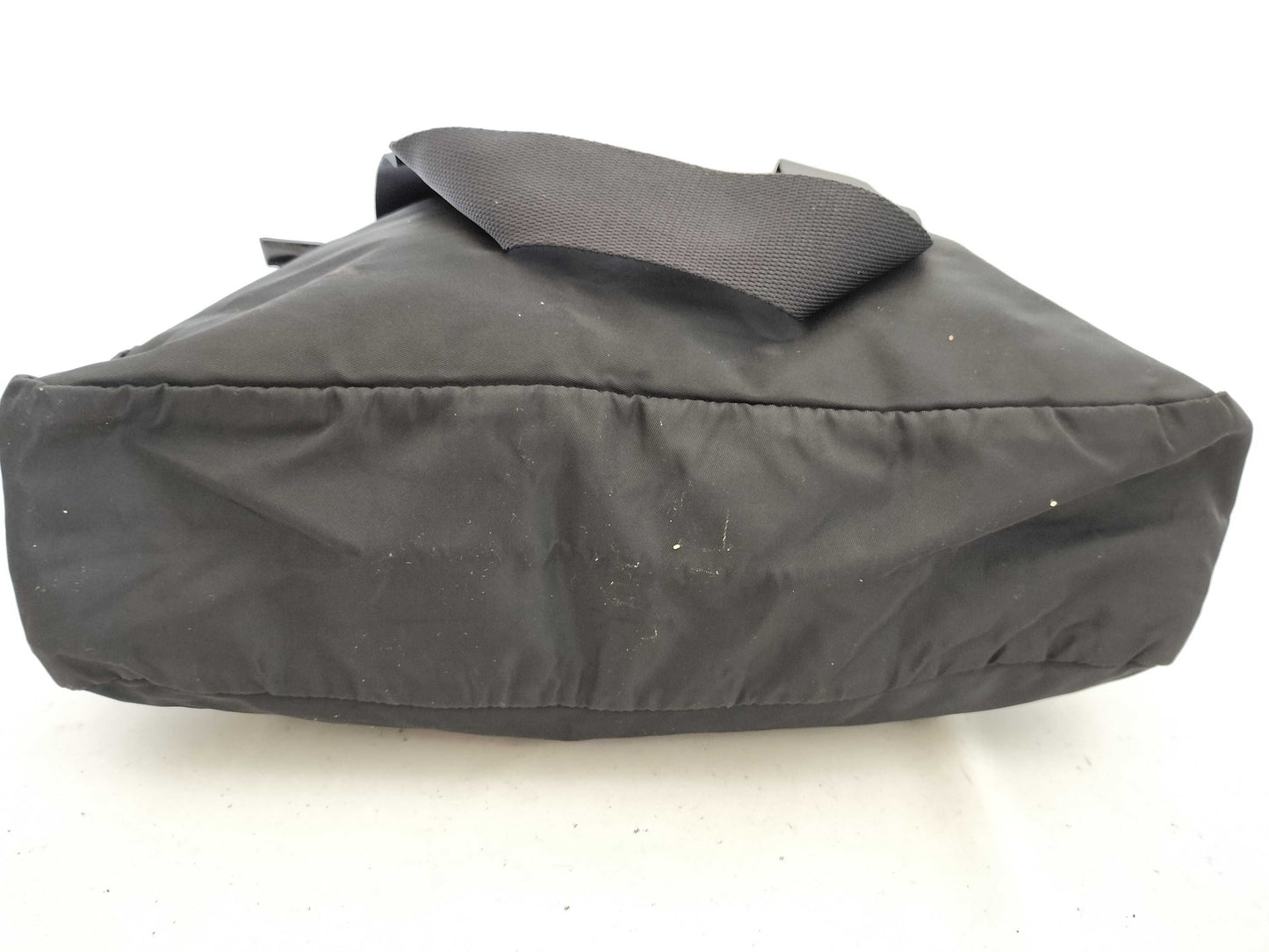 PRADA Nylon PRADA B6672 Tessuto Leather Black B Tote Bag