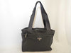 PRADA Nylon PRADA B6672 Tessuto Leather Black B Tote Bag