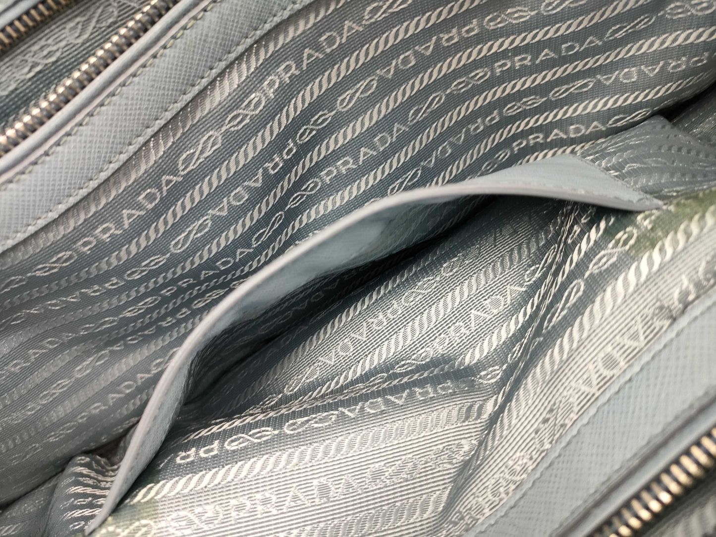 PRADA Galleria Tote Bag, Light Blue