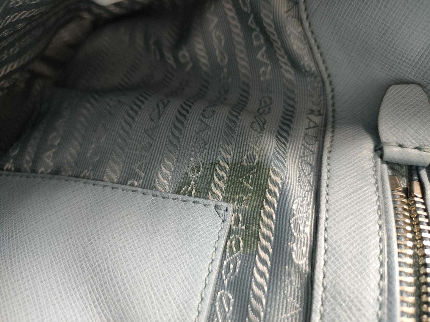 PRADA Galleria Tote Bag, Light Blue