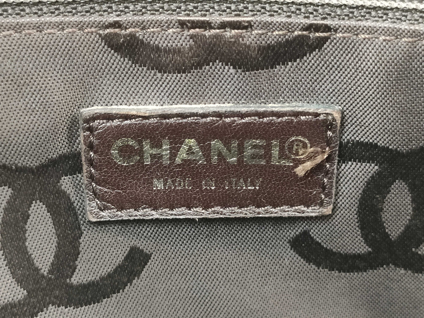 CHANEL CHANEL Wild Stitch Coco Mark Handbag Tote Bag