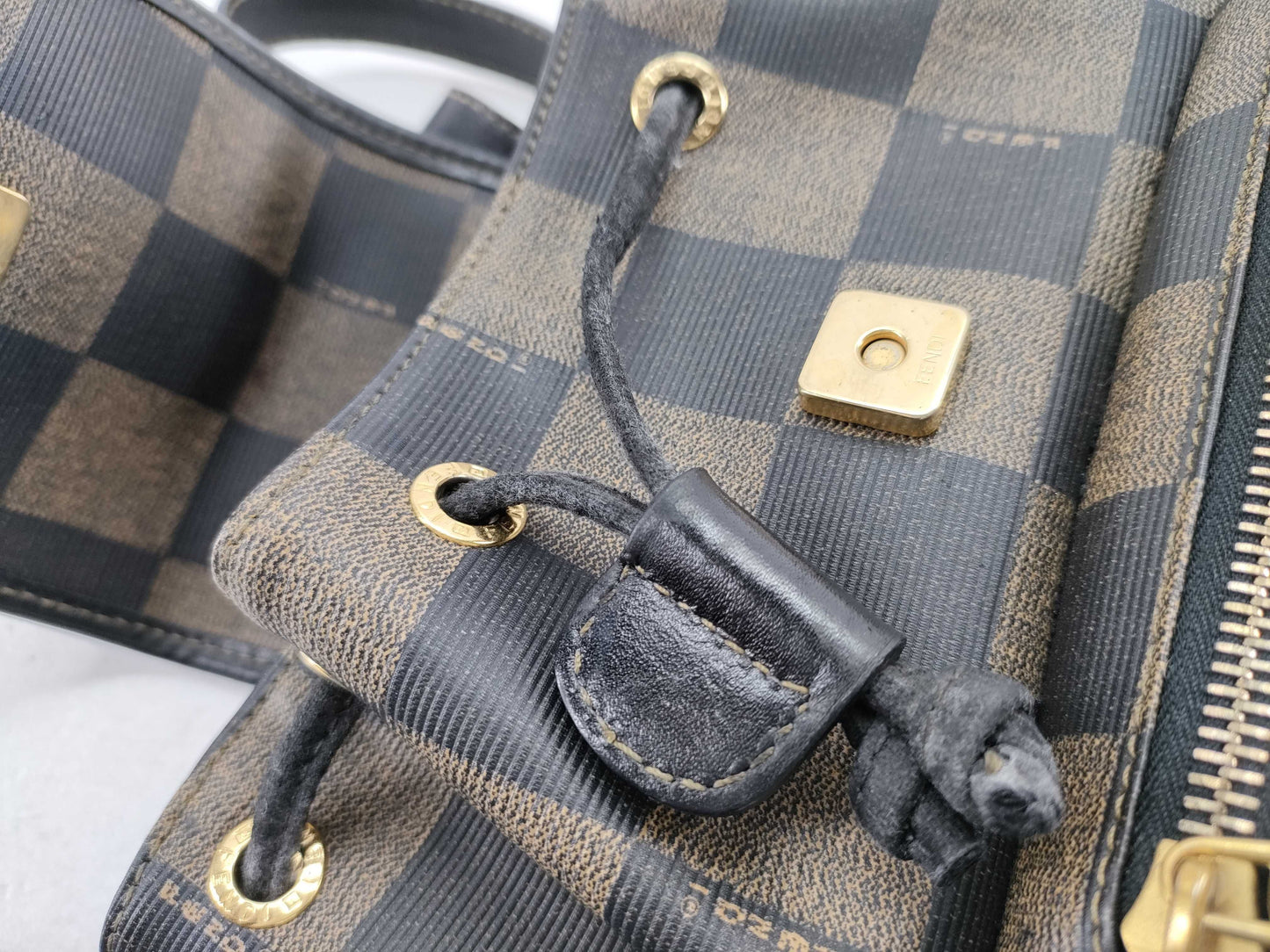FENDI Pecan Pattern Fendi Backpack Pecan Backpack