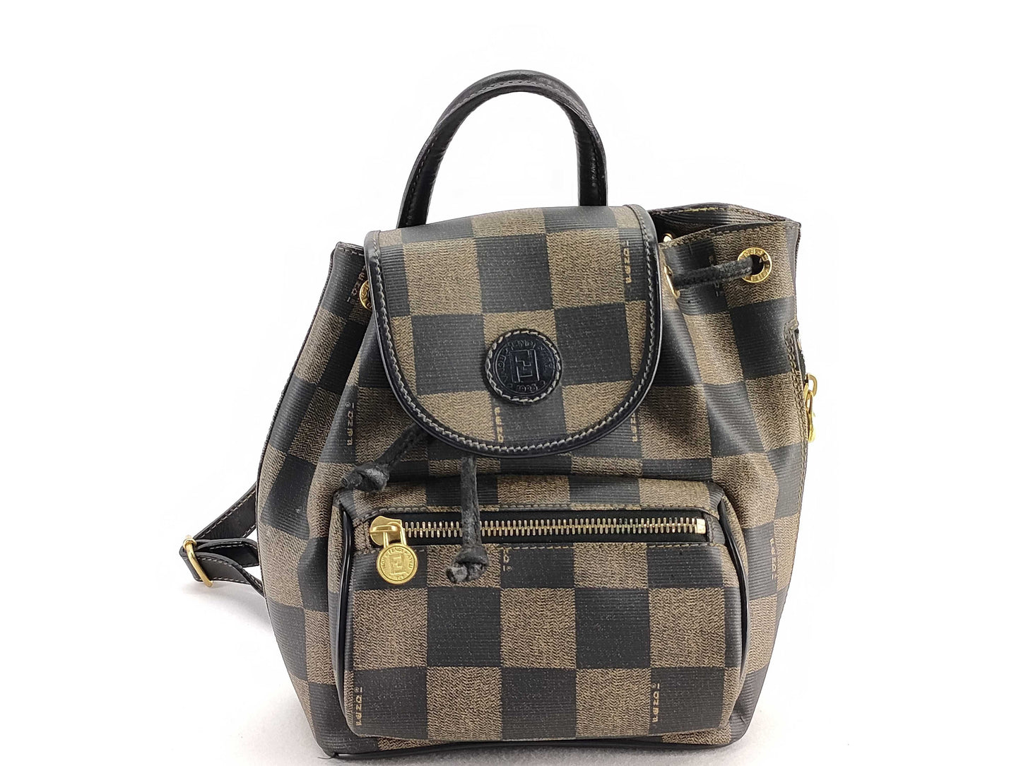 FENDI Pecan Pattern Fendi Backpack Pecan Backpack
