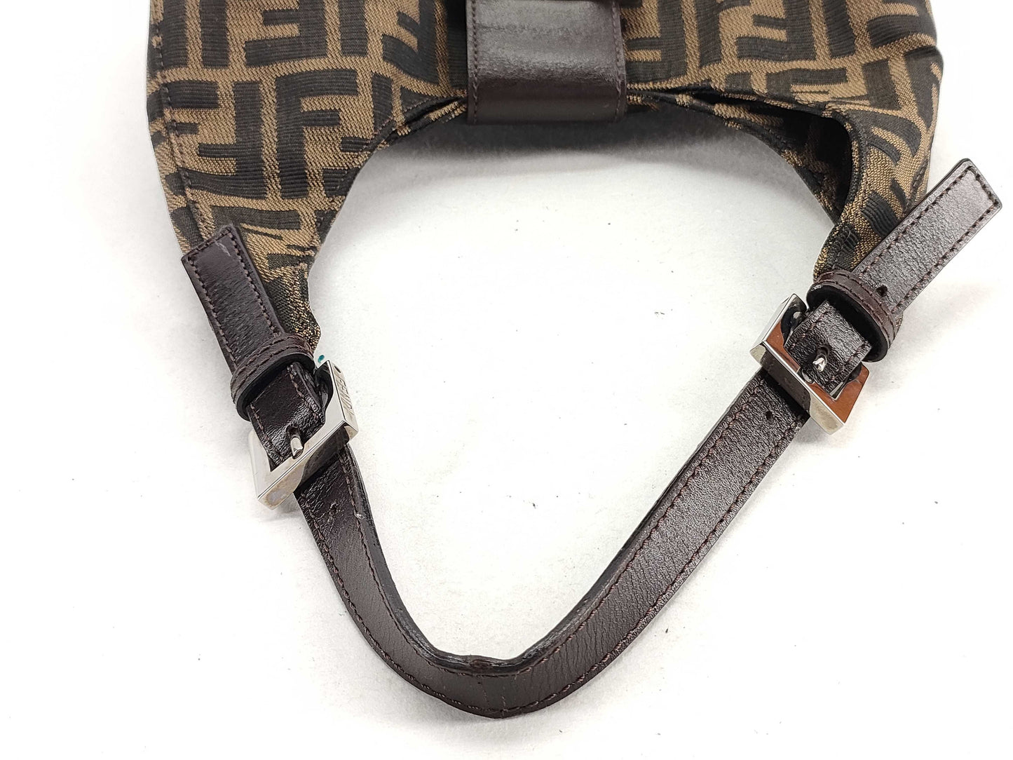 FENDI Zucca pattern Fendi Mamma Bucket Zucca FF hardware shoulder bag