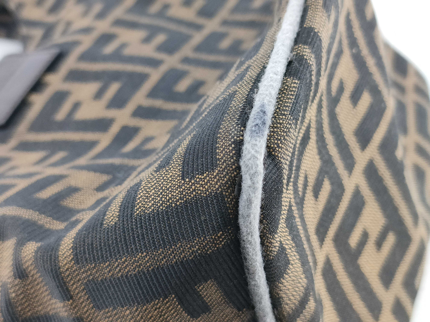 FENDI Zucca pattern Fendi Mamma Bucket Zucca FF hardware shoulder bag