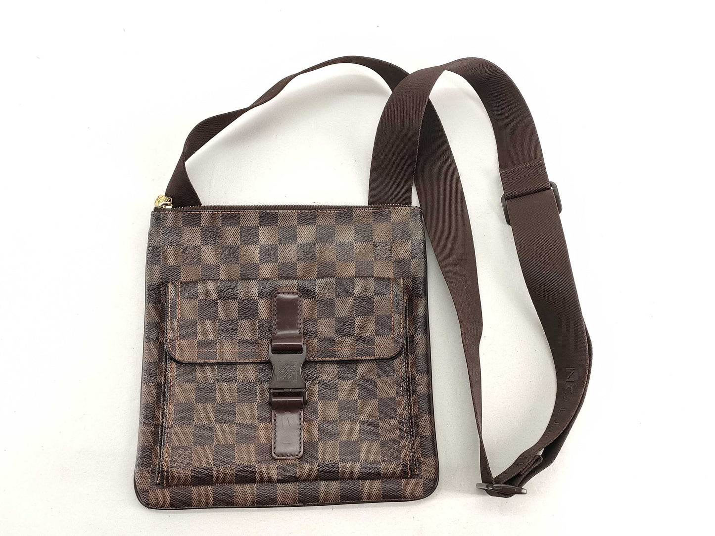 LOUIS VUITTON RFID Unverified FL1026 Damier Louis Vuitton Damier Pochette Merville Shoulder Bag