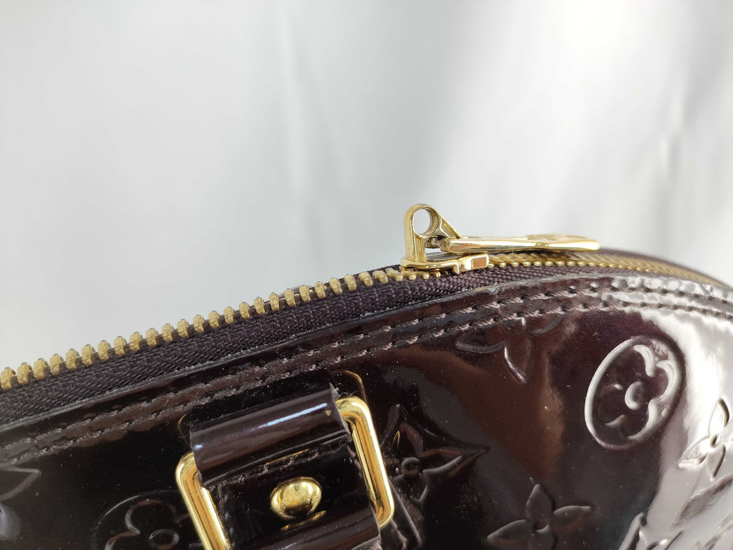 LOUIS VUITTON M93595 Vernis Alma GM M93595 MI1181 Handbag